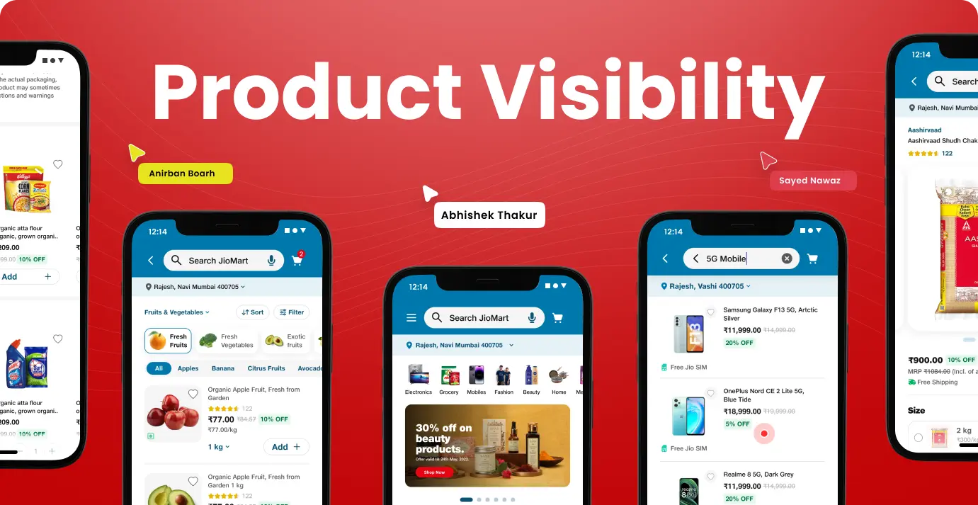 Feature project showcasing optimized product discovery